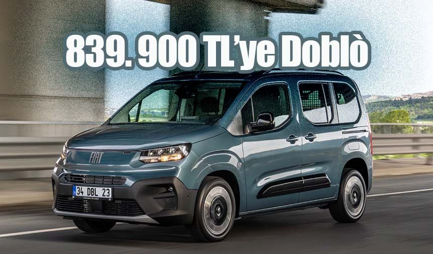 Yeni Fiat Doblo Türkiye'de satışa sunuldu