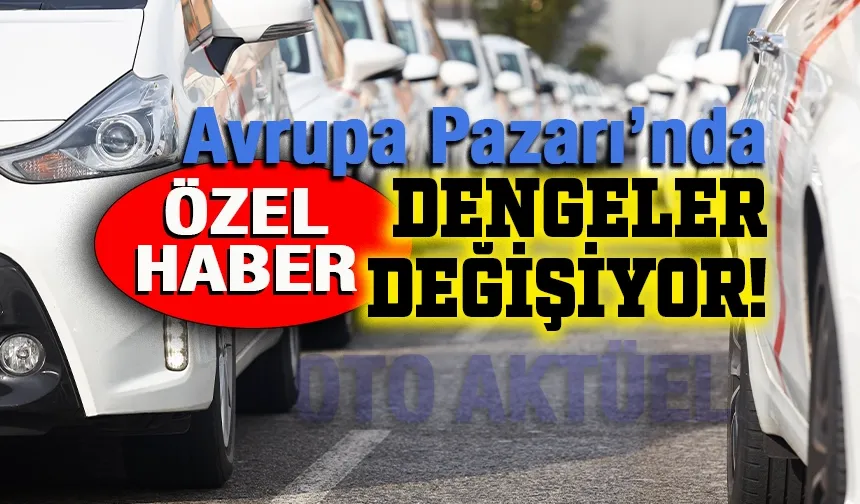 AB Pazarı'nda Otomobil Gruplarının Satışları Belli Oldu!