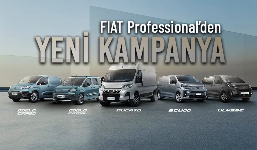 Fiat'ın Doblo, Ducato ve Scudo Modellerinde Yüzde Sıfır Faiz Kampanyası