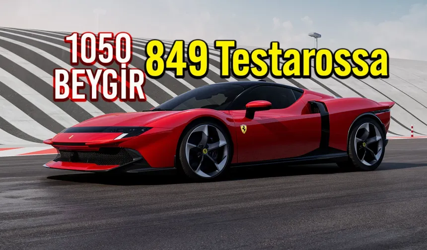 Ferrari 1050 Beygirlik Yeni 849 Testarossa'yı Tanıttı
