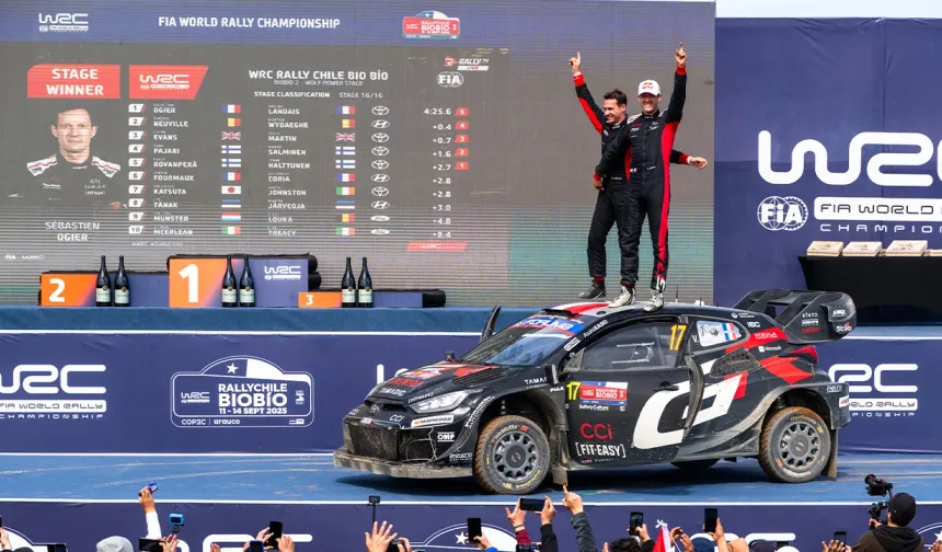 Toyota Pilotu Ogier Şili Zaferiyle WRC Liderliğine Yükseldi