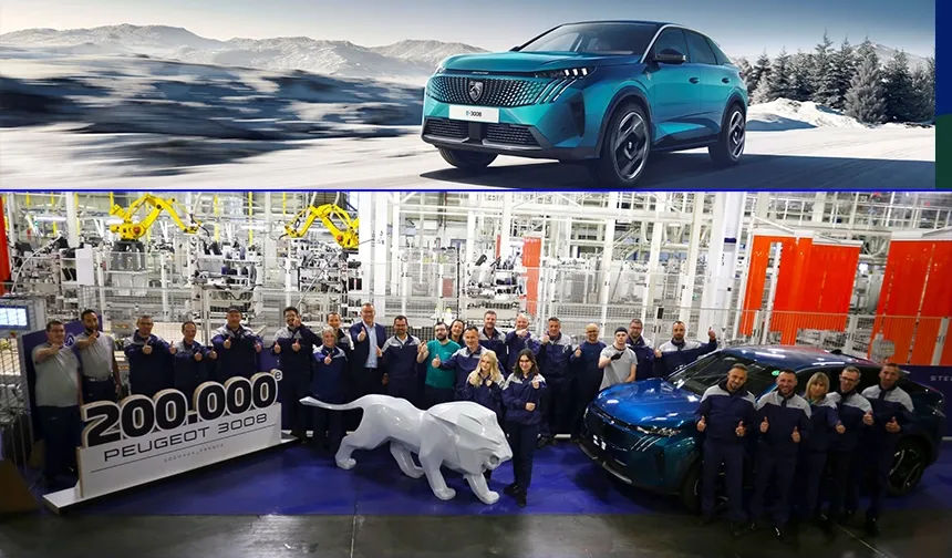 Peugeot 3008'den Tarihi Başarı: 2 Yılda 200 Bin Üretim