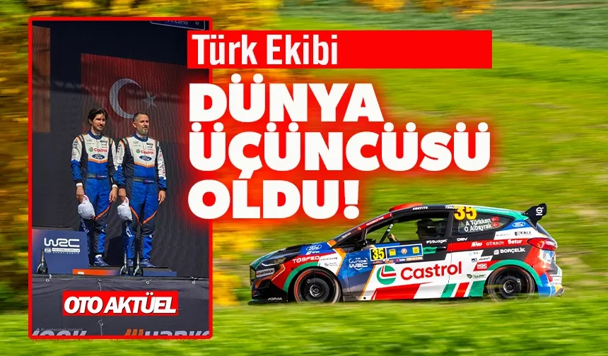 Ali Türkkan ve Oytun Albayrak, Junior WRC’de Üçüncü Oldu