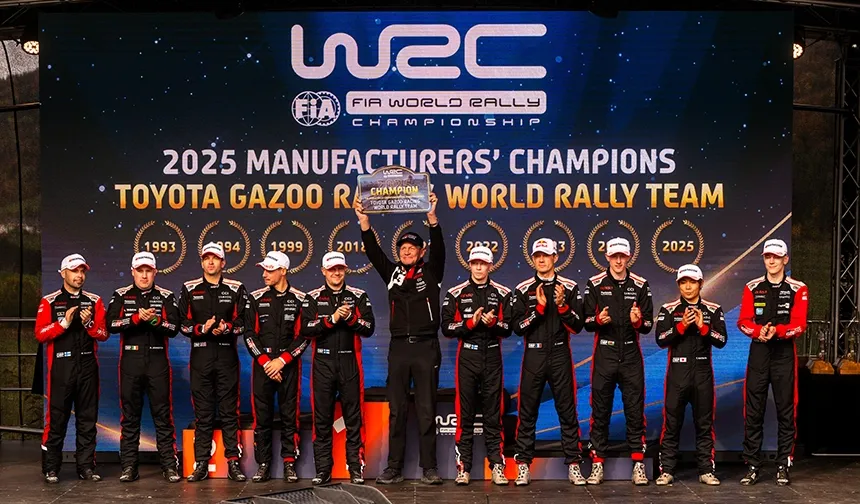 Toyota GAZOO Racing beşinci kez üst üste WRC şampiyonu oldu