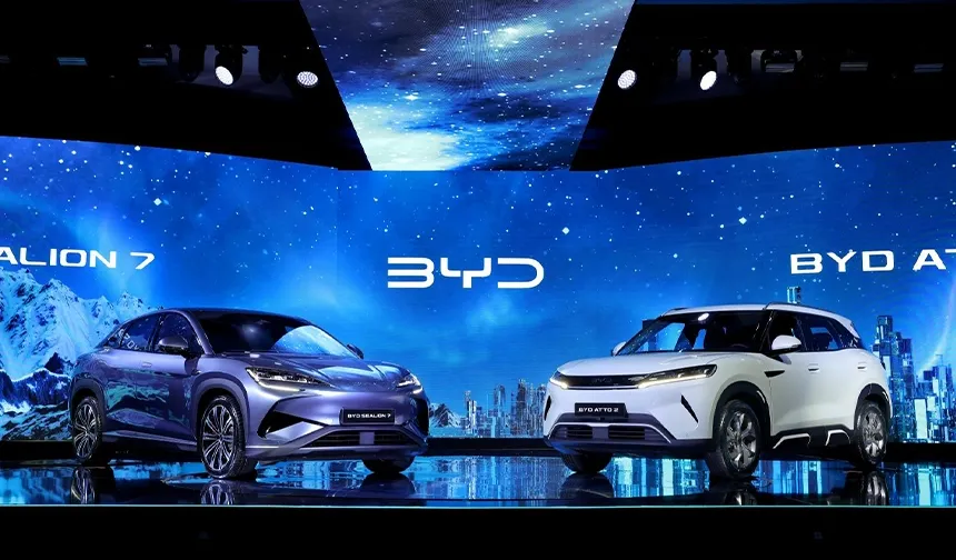 BYD Türkiye, SEALION 7 ve ATTO 2 ile Elektrikli SUV Ailesini Genişletiyor