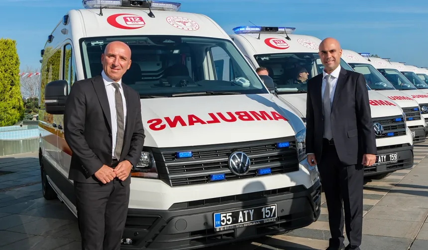 Samsun Acil Sağlık Filosu Volkswagen Crafter ile Güçlendi