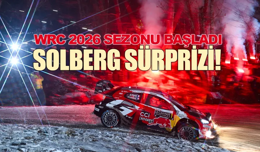 Monte Carlo Rallisi’nde Liderlik Oliver Solberg’in