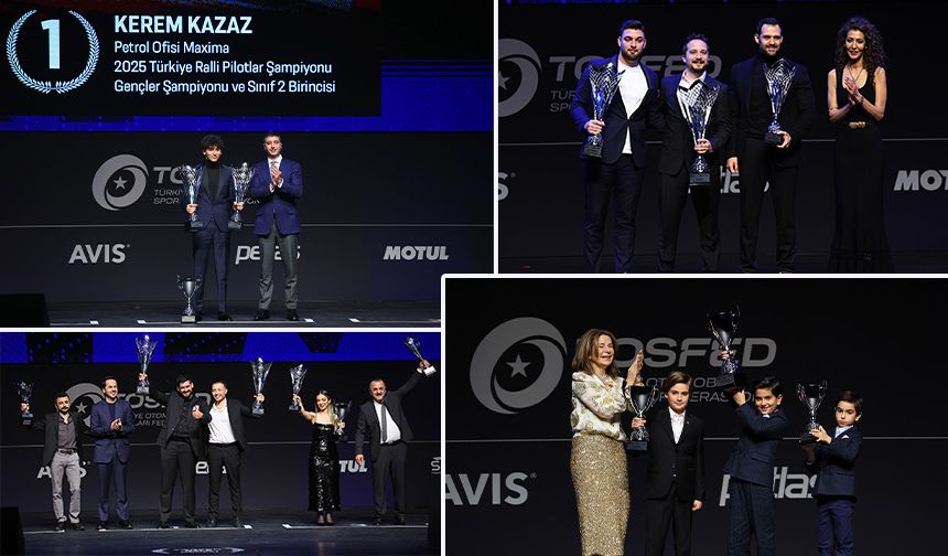 TOSFED 2025 Gala Gecesi’nde Şampiyonlar Ödüllerini Aldı