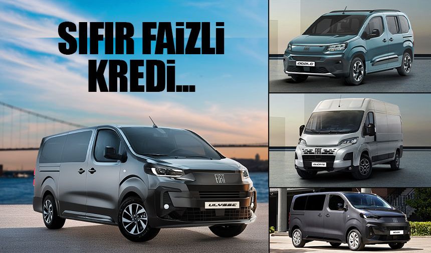 Şubat Fırsatı: FIAT Professional'den Sıfır Faizli Kredi Desteği
