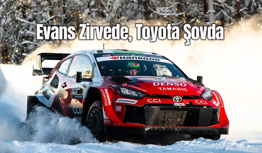 Evans İsveç’te Kazandı, Toyota 1-2-3-4 Yaptı