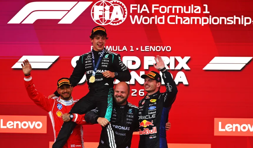 F1 Kanada GP'sini Antonelli kazandı, Russell yarış dışı kaldı