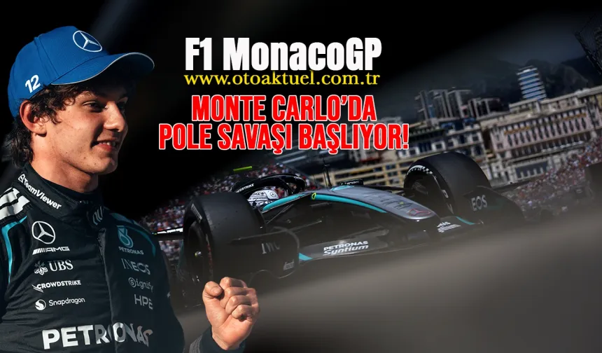 Monaco GP FP3: Antonelli Zirvede, Ferrari ve Mercedes Pole Savaşına Hazır