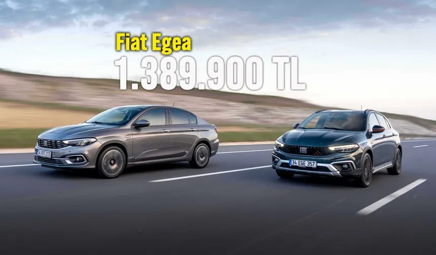 Son Dakika: FIAT Egea Sedan 1.6 URBAN 1.389.900 TL