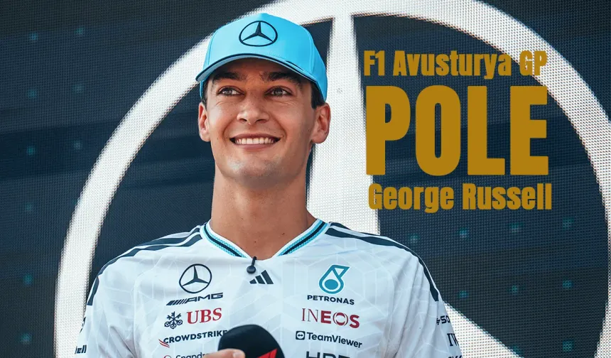 F1 Avusturya GP'sinde Verstappen Kaza Yaptı, Pole Russell'ın Oldu