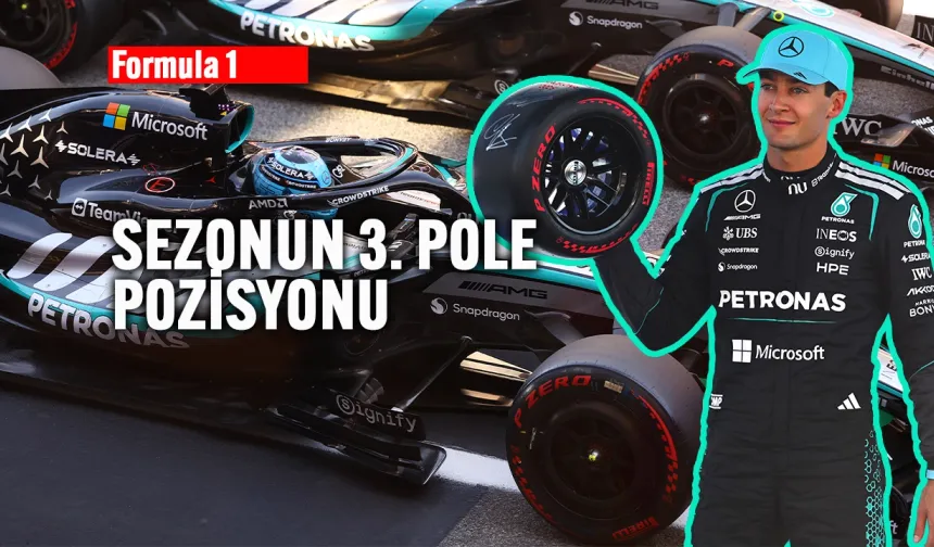 Russell Pole'de Hamilton Ön Sırada, Leclerc Duvarda!