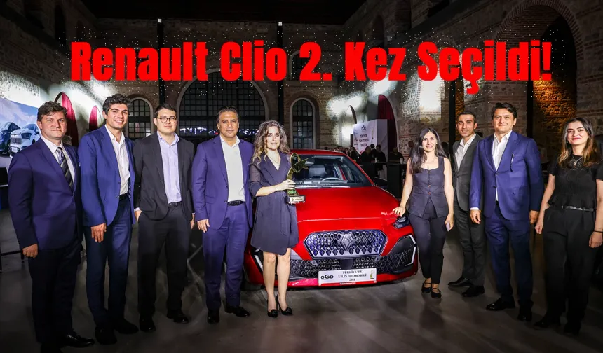 Renault Clio, OGD Oylarıyla "Türkiye'de Yılın Otomobili" Seçildi