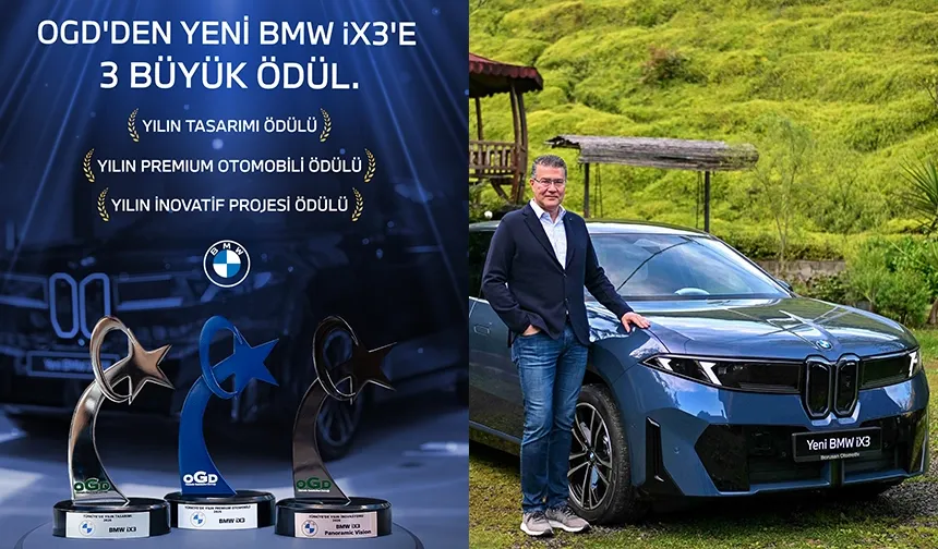 Yeni BMW iX3'e Yılın Otomobili Yarışmasında 3 Ödül