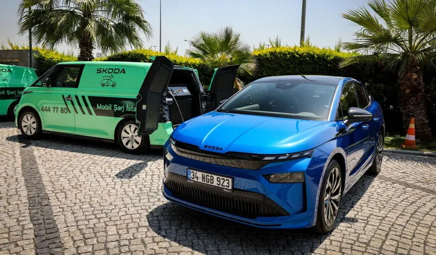 Škoda Mobil Şarjla 1000'i Aşkın Araca Destek Verdi