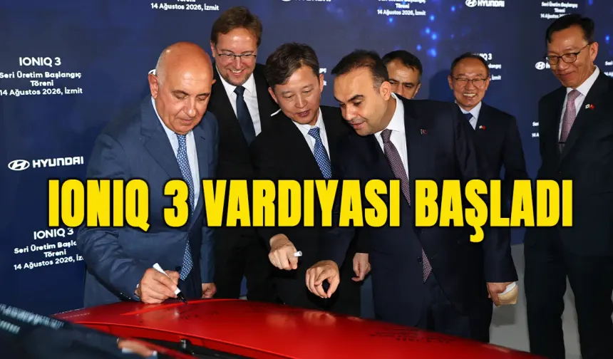 Hyundai Motor Türkiye, İlk Elektrikli Aracı IONIQ 3’ün Üretimine Başladı