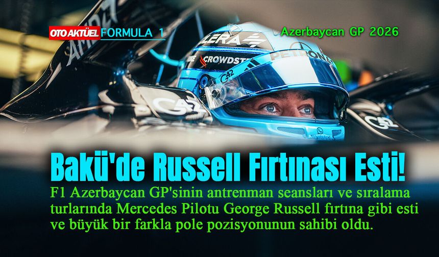Russell Bakü'de Fırtına Gibi Esti