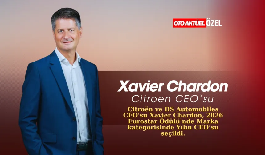 Citroën CEO'su Chardon'a Eurostar Ödülü