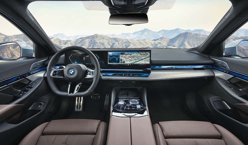 Yeni BMW 5 Serisi kokpit