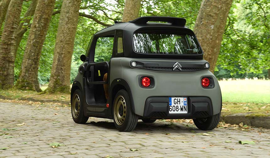 iki kişilik Yüzde 100 elektrikli Citroën My Ami Buggy