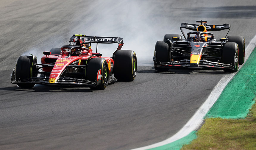 Verstappen Carlos Sainz-İtalianGP 2023