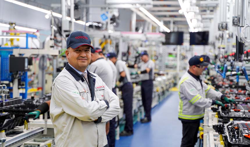 yeni Toyota C-HR fabrika üretim