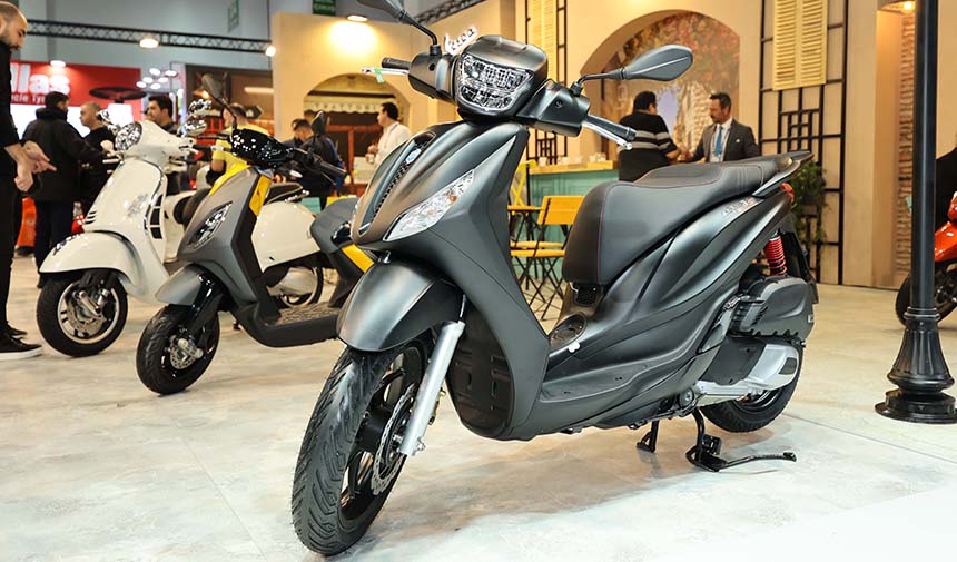Piaggio Scooterler Motorbike İstanbul Fuarı'nda