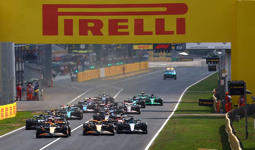 F1 İtalya Gp'si Startı