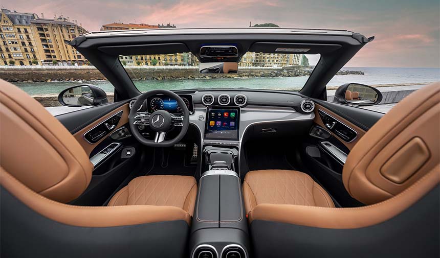 Yeni Mercedes Benz Cle Cabriolet Kokpit