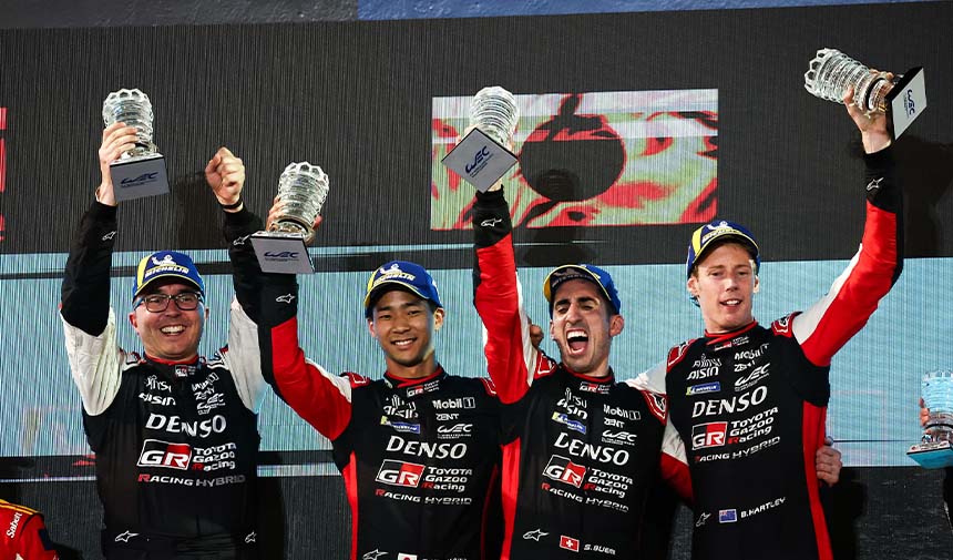 Ryo Hirakawa Sebastien Buemi Brendon Hartley