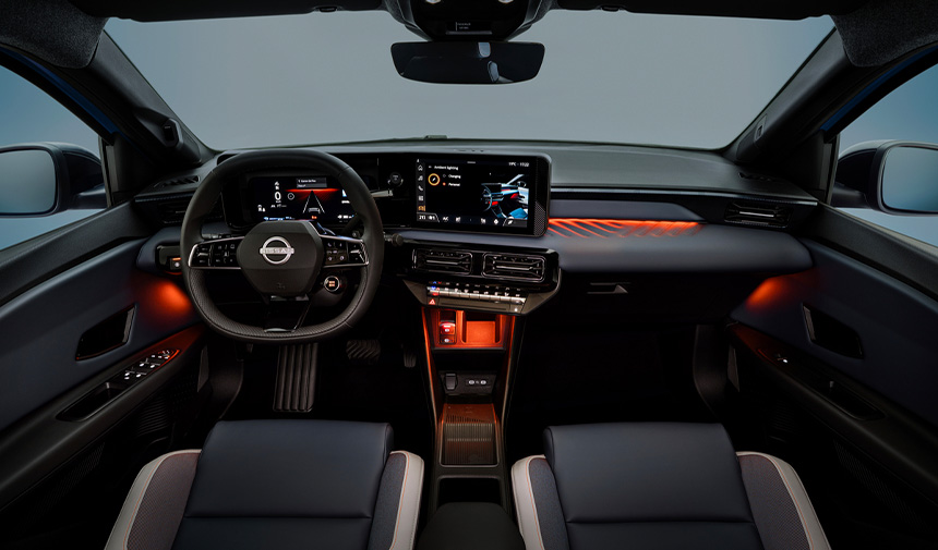 Elektrikli Nissan Micra Kokpit
