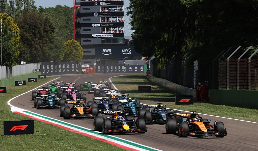 Imola Gp Start Anı
