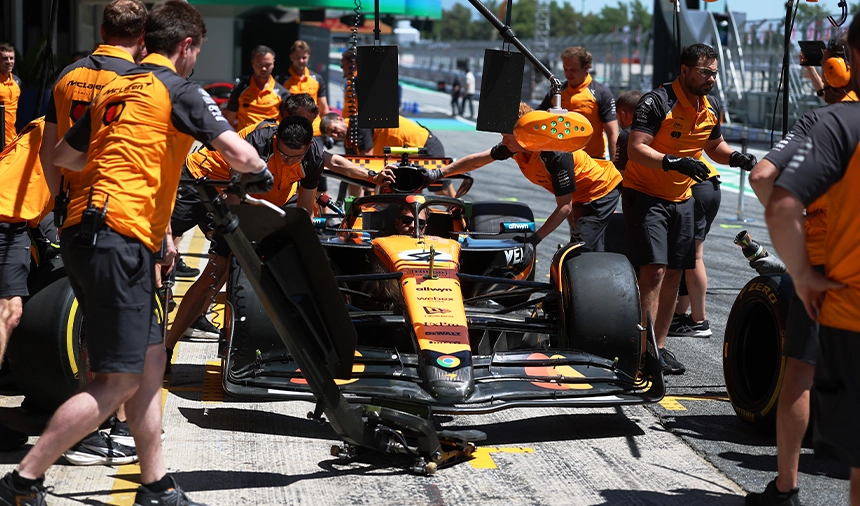 Lando Norris Mclaren İspqnya Gp Sıralama Turları