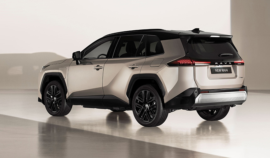 Toyota Yeni Nesil Rav4 Arka Yan Gorunum