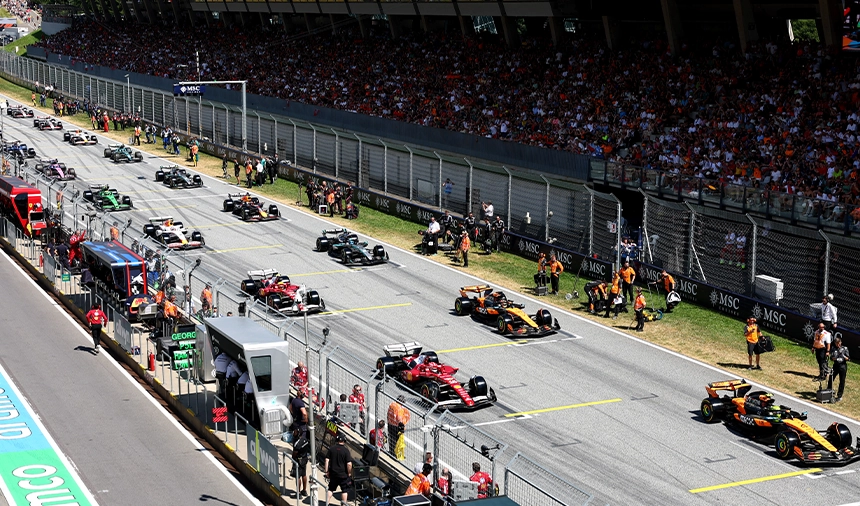 F1 Avusturya Gp'si Start Hazırlığı