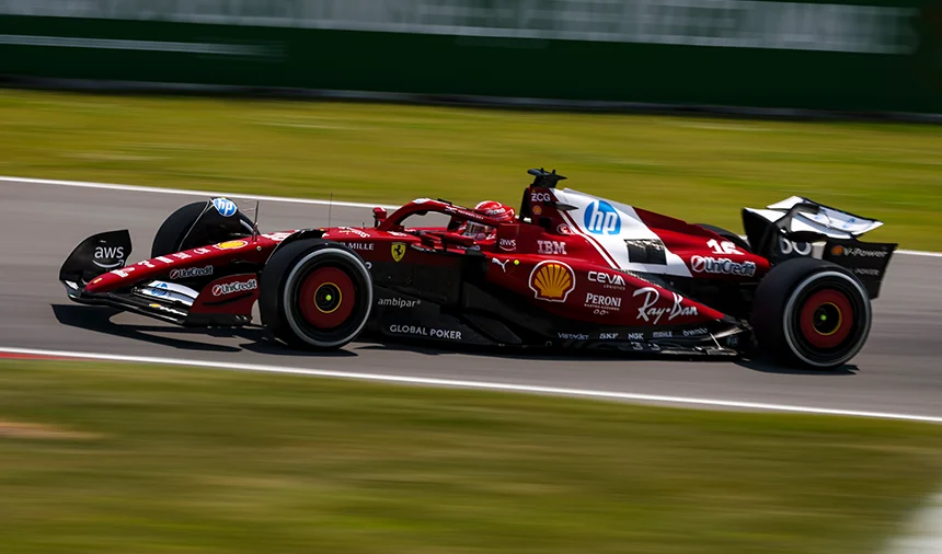 Ferrari Pilotu Charles Leclerc Avusturya Gp