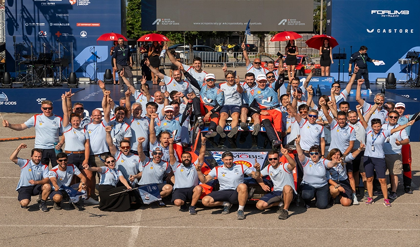 Wrc Akropolis Rallisi'nde Zafere Ulaşan Hyundai Takımı