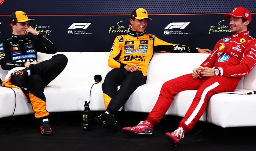 F1 Belçika Gp'si Sıralama Turlarında Ilk 3