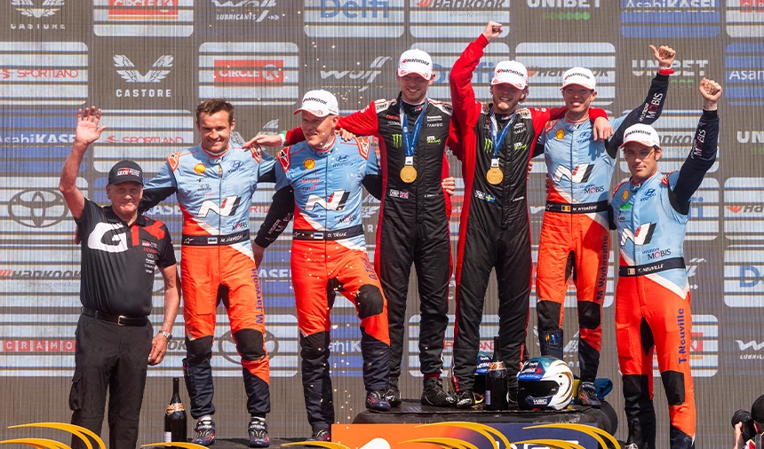 Wrc Estonya Rallisi Ilk Üç Podyumda
