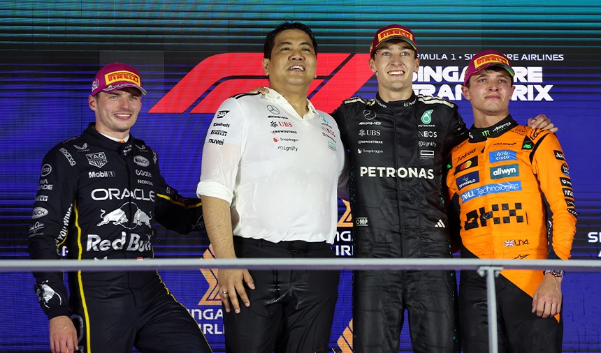 F1 Singapur Gp 20225 Podyum