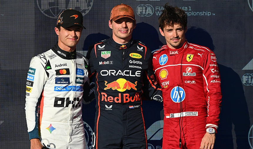 Norris Verstappen Leclerc