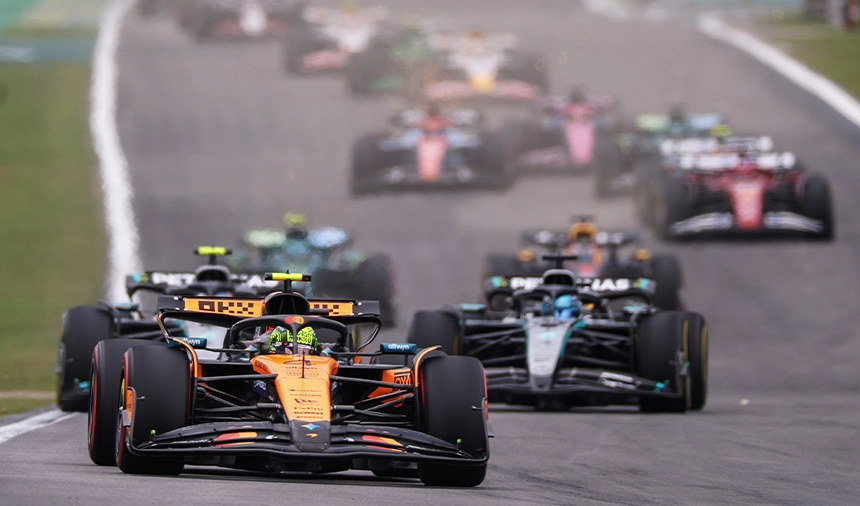 Brezilya Gp F1 Sprint Yarışı Bol Aksiyonlu Geçti