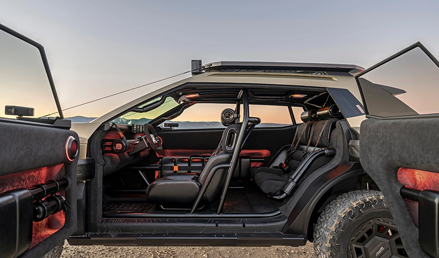 Hyundai Crater Concept 90 Drece Yana Açılan Kapılar