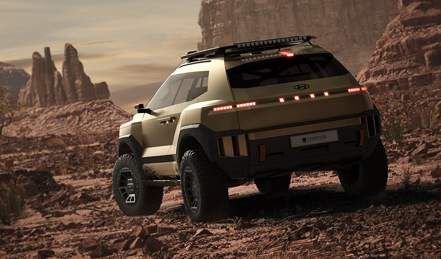 Hyundai Crater Concept Zorlu Koşullar Için Tasarlandı