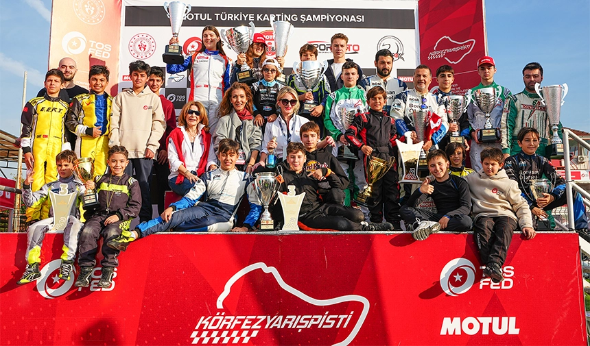 Korfes Kartin Yarisi Podyum