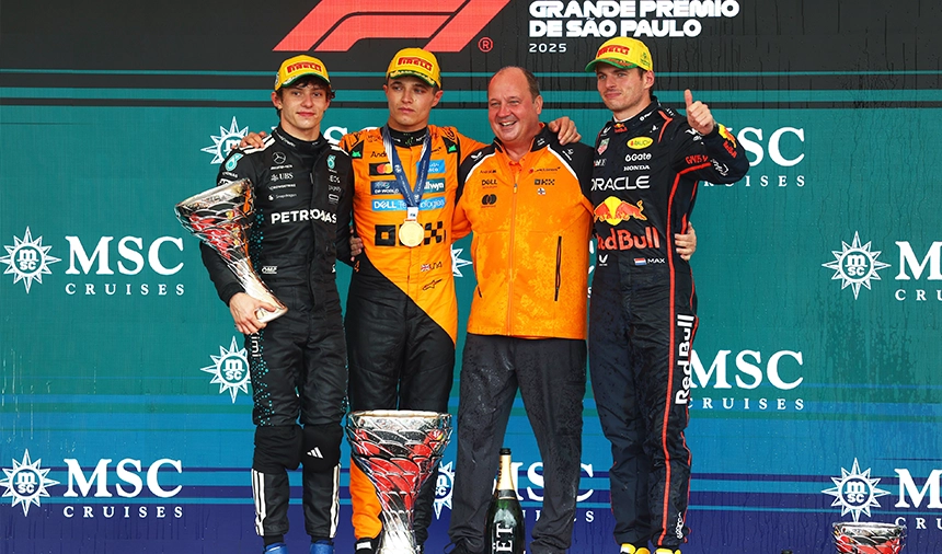 Podyum F1 Brezilya Gp 2025