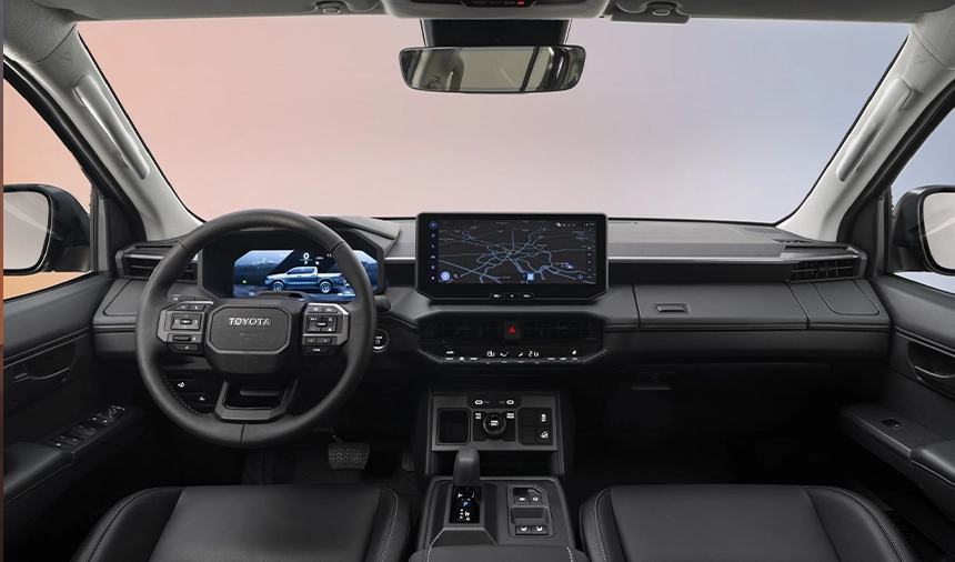 Yeni Ntoyota Hilux'e Yeni Kokpit